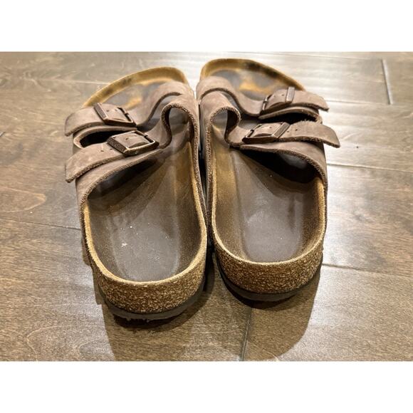 Birkenstock Arizona Mens Brown Habana Sandals Size 46 - Picture 4 of 11